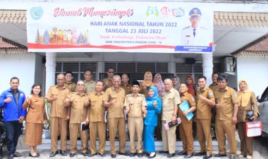 Tim l (satu) Pembinaan dan Penilaian Kecamatan Terbaik Tingkat Kabupaten 2022 Kunjungi Kecamatan Sei Bilah Barat
