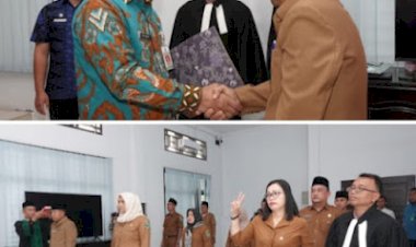 Sekda Paluta Lantik 15 Pejabat Daerah Eselon III Dan IV