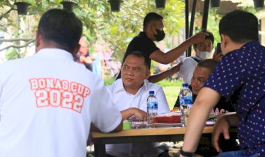 Bupati Labuhanbatu Silaturahmi dan Coffe Break Bersama Waketum HIPPMI