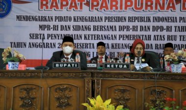 Bupati Labuhanbatu Ikuti Pidato Kenegaraan Presiden Republik Indonesia