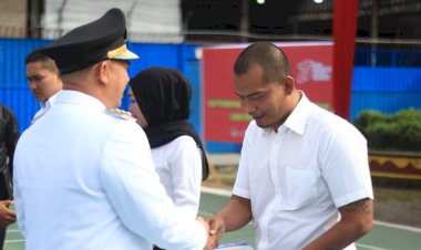 Bupati Labuhanbatu Serahkan SK Remisi WBP Lapas Kelas IIA Rantauprapat