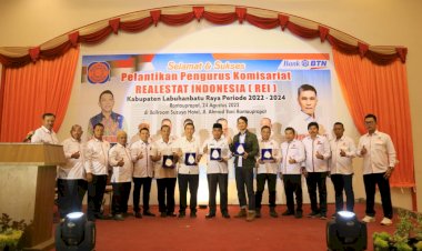 Bupati Hadiri Pelantikan Pengurus Komisariat Realestat Indonesia (REI) Kabupaten Labuhanbatu dan Kabupaten Selatan