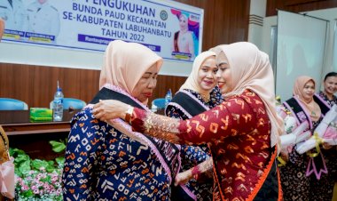 Pengurus Bunda Paud Kecamatan Kabupaten Labuhanbatu Resmi Dikukuhkan