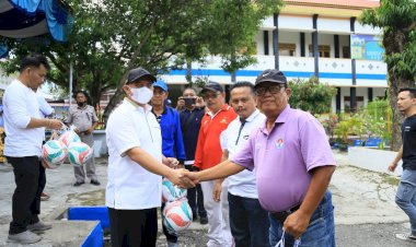 Bupati Buka Kejuaraan Bola Voli Antar Pelajar SLTA se Kabupaten Labuhanbatu
