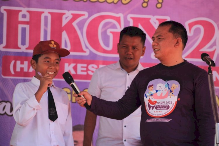 Pemkab Labuhanbatu Ajak Senyum Sehat Dihari HKGN 2022