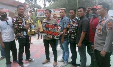 Tim Perkebunan Ajamu Raih Trophy Ketua FKPPI PC 0209/LB.