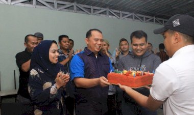 Bupati Labuhanbatu Beri Kejutan Dihari Lahir Dandim 0209/lb