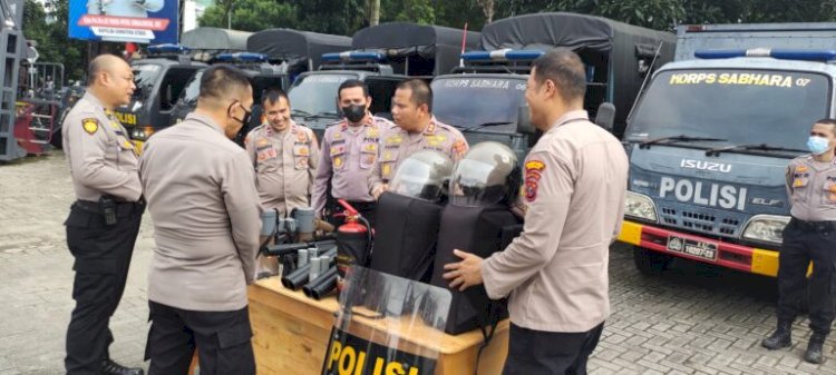 AKBP Dr.Yudhi Heri Setiawan.SIK.M.Si : Sat Samapta Harus Siap Kapan Saja Dibutuhkan