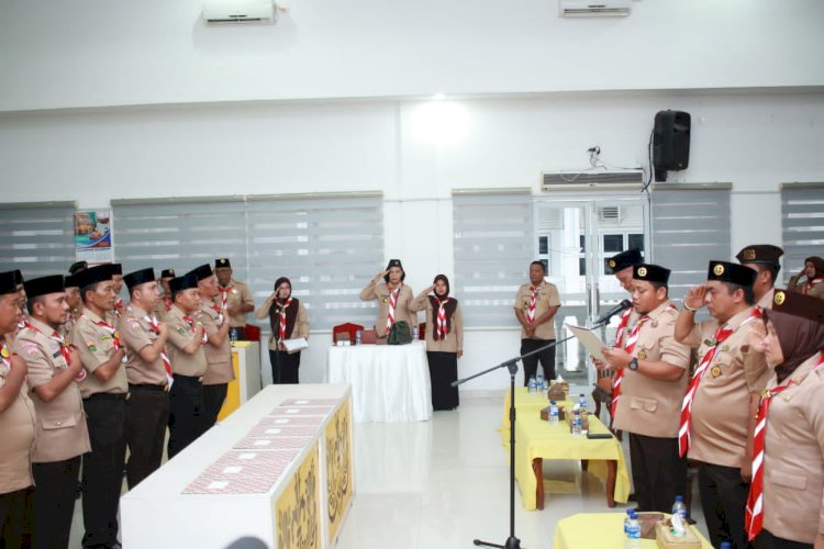 Asisten I Hadiri Pelantikan Ketua dan Pengurus/Orientasi Majelis Ranting Gerakan Pramuka Cabang Labuhanbatu