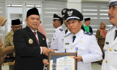 39 Kepala Desa Terpilih Dilantik, Bupati Labuhanbatu: " Saudara bukan kepala desa sekelompok"