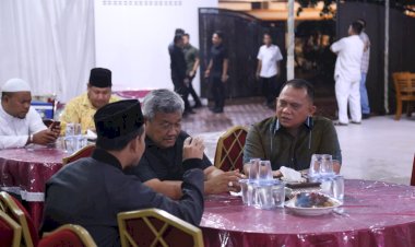 Bupati dan Wakil Bupati Makan Malam Bersama Wagub di Rumah Dinas