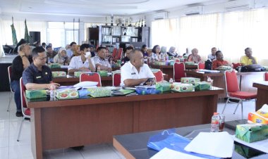 Pemkab Gelar Rapat Finalisasi Pembahasan Naskah Akademik Penyusunan Peraturan Daerah Tentang Pajak Daerah dan Retribusi Daerah