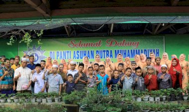 Memperingati HUT Ke-23, DWP Kabupaten Labuhanbatu Anjangsana Ke Panti Asuhan.