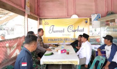 Polresta Deli Serdang Gelar Jum'at Curhat dan Tampung Aduan Masyarakat