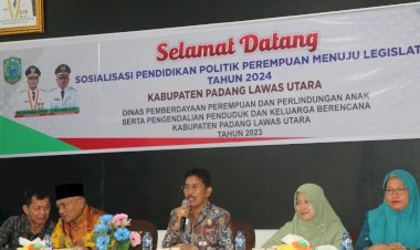Pemkab Paluta Adakan Sosialisasi Pendidikan Politik Perempuan Untuk Maju di 2024