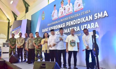Gubernur Edy Rahmayadi Buka Rakor Pendidikan SMA se-Sumut di Tapteng "Motivasi Guru untuk Jadi Teladan Setiap Saat"