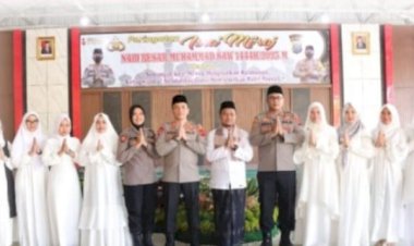 Polresta Deli Serdang Laksanakan Peringatan Isra Mi’raj 1444 H/2023 M