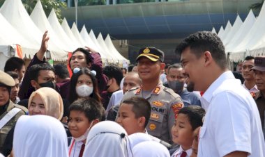 Kapolres Pelabuhan Belawan AKBP josua Tampubolon SH,MH Hadiri Peringatan Hari Peduli Sampah Nasional Pemko Medan
