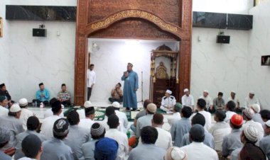 Peringatan Isra Mi’raj Warga Binaan Di Rutan Kelas 1 Medan