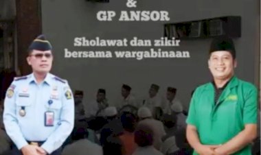 Jelang Ramadhan Rutan Kelas 1 Medan Kumham Sumut dan GP Ansor Medan Gelar Dzikir Dan Sholawat Bersama Warga Binaan