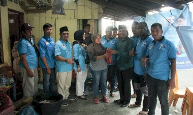 DPD Partai Gelora Indonesia Kota Medan Sembelih Hewan Kurban, Salurkan Ratusan Paket untuk Masyarakat