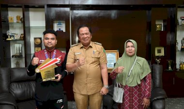 Pulang Kampung, Peraih Medali Emas Sea Games di Sambut Walikota