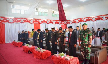 Walikota Padangsidimpuan Hadiri Rapat Paripurna Istimewa Mendengarkan Pidato Kenegaraan Presiden RI 