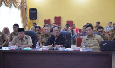 Wali Kota Padangsidimpuan Ikuti Entry Meeting Tim Inspektorat Provinsi Sumatera Utara