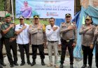 Peduli Lingkungan, Kapolres Langkat Lounching Peresmian Sumur Bor Di Desa Sei Meran, Kecamatan Pangkalan Susu