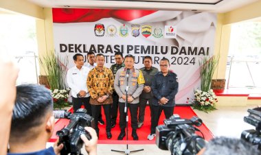 Deklarasi Pemilu Damai 2024, Kapoldasu : Pemilu Merupakan Pesta Perebutan Hati Rakyat