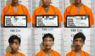 Salut Buat Polsek Pangkalan Susu, Cepat Dan Tanggap Menangkap 6 Orang Pelaku Kasus Penganiayaan