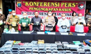 Satuan Reserse Narkoba Polrestabes Medan Amankan 70 Tersangka Narkoba Sepanjang September 2023