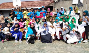 Partai Gelora Indonesia Medan Mengadakan Senam Bergelora