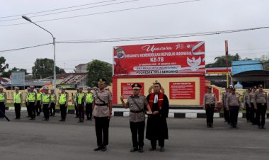 Kapolresta Deli Serdang Pimpin Sertijab Kabag Ops Polresta Deli Serdang 