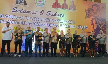 Wakapolri Dan Kapolda Sumut Hadiri Pelantikan DPW Pena Pujakesuma 2023