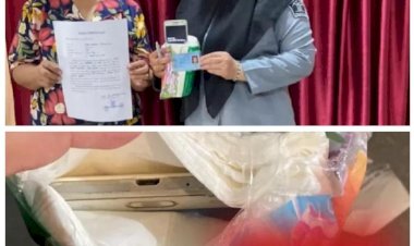 Petugas Rumah Tahanan ( Rutan ) Kelas 1 Medan berhasil mengagalkan penyelundupan satu unit HANDPHONE Marolop Sihotang