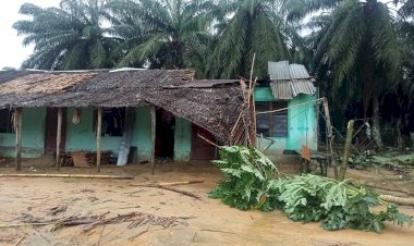 Bencana Alam Angin Puting Beliung Rusakkan Rumah Ibadah dan Pemukiman Penduduk