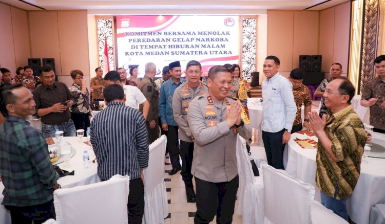 Komitmen Bersama Tolak Narkoba, Kapolda : Kita Harus Jadi Pelopor Berantas Narkotika