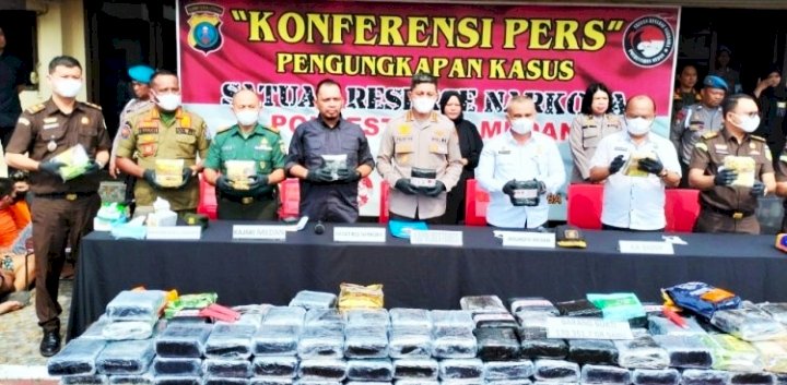 Satuan Reserse Narkoba Polrestabes Medan Amankan 70 Tersangka Narkoba Sepanjang September 2023