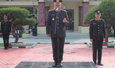 Kapolres Toba Pimpin Apel Hari Kesaktian Pancasila