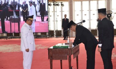 Pj. Gubernur Sumut Lantik Letnan Dalimunte Jadi Pj. Wali Kota Padangsidimpuan