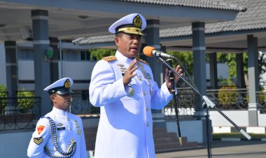 Pancasila Pemersatu Bangsa Menuju Indonesia Maju, AAL Peringati hari Kesaktian Pancasila