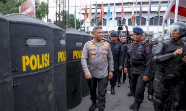 Polda Sumut Gelar Simulasi Pengamanan Kota Siap Amankan Pemilu