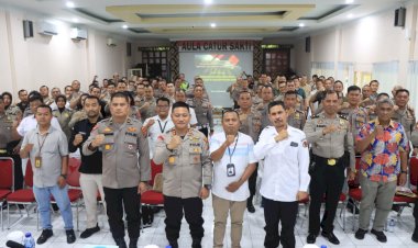 POLRES BINJAI MELAKSANAKAN LATIHAN PRA OPERASI KEPOLISIAN TERPUSAT MANTAP BRATA TOBA 2023-2024