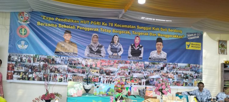 Dilaksanakan di Sunggal Deli Serdang HUT PGRI Ke 78 Berjalan Lancar
