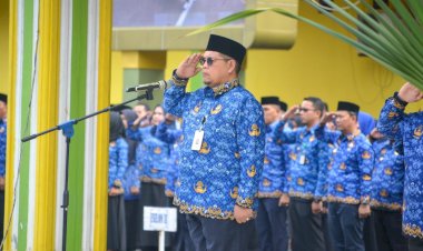 Upacara Hari Korpri ke 52 Kota Padangsidimpuan