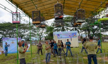 Dinas Pemuda Olahraga dan Pariwisata Kota Padangsidimpuan Gelar Lomba Burung Berkicau