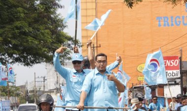 Birukan Medan, Partai Gelora Adakan Konvoi di Hari Pertama Kampanye Terbuka