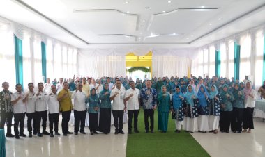 TP. PKK Sambut Kunjungan TP. PKK Provinsi Sumatera Utara di Gedung Adam Malik Kota Padangsidimpuan