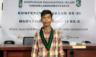 Ibnu Abdillah Sandy Terpilih Sebagai Ketum HMI Cab. Labuhanbatu Raya